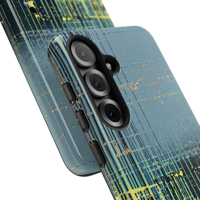 Acid Raster Circuit · Tough Phone Case for Samsung · Teal