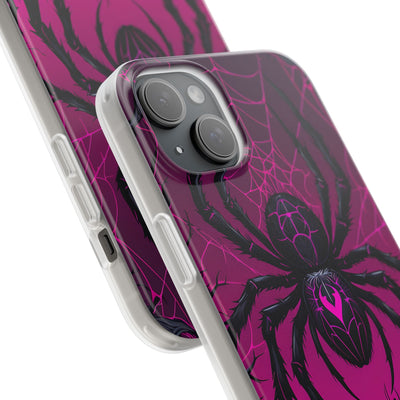 Obsidian Neon Widow · Soft Handyhülle für iPhone