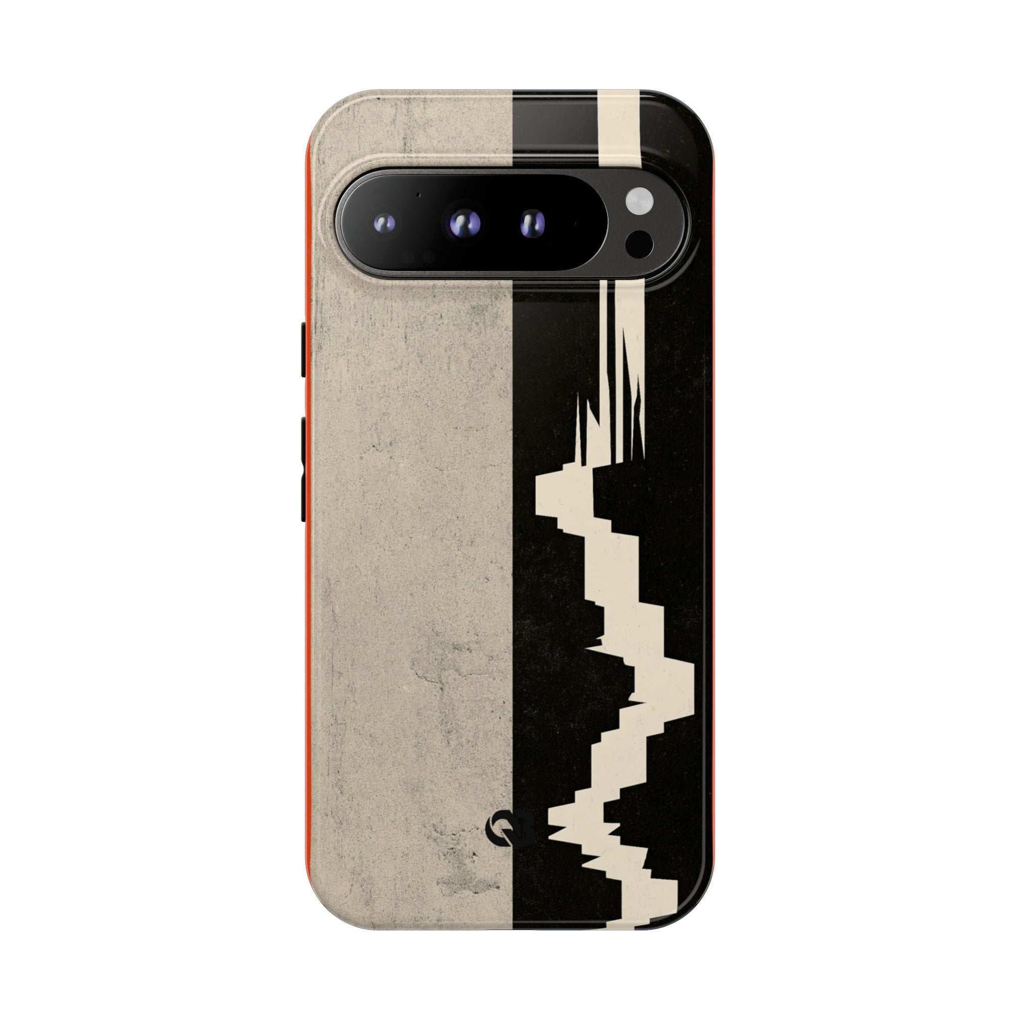 Orange Tough Phone Case for Google Pixel - Orange Monolith Rift