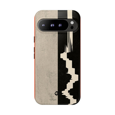 Orange Tough Phone Case for Google Pixel - Orange Monolith Rift