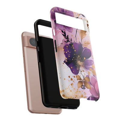Gilded Violet Bloom · Tough Hoesje voor Google Pixel
