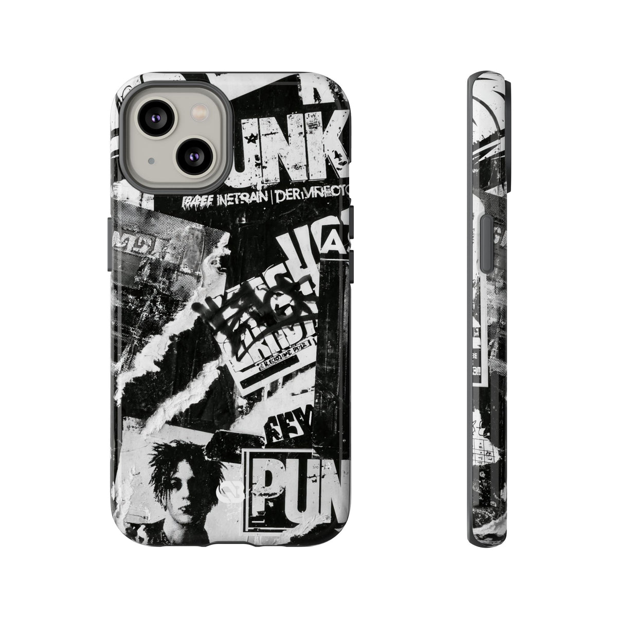 Underground Punk Collage · Tough Phone Case for iPhone · Black
