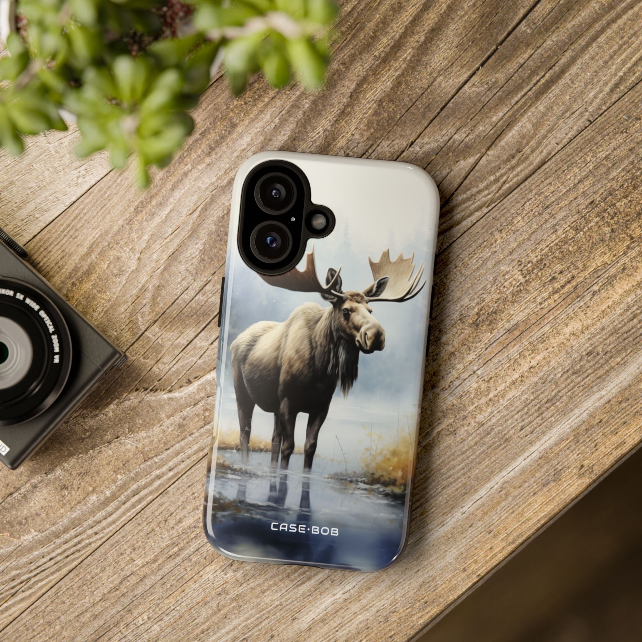 Moose Reflection iPhone 16 Case - Tough