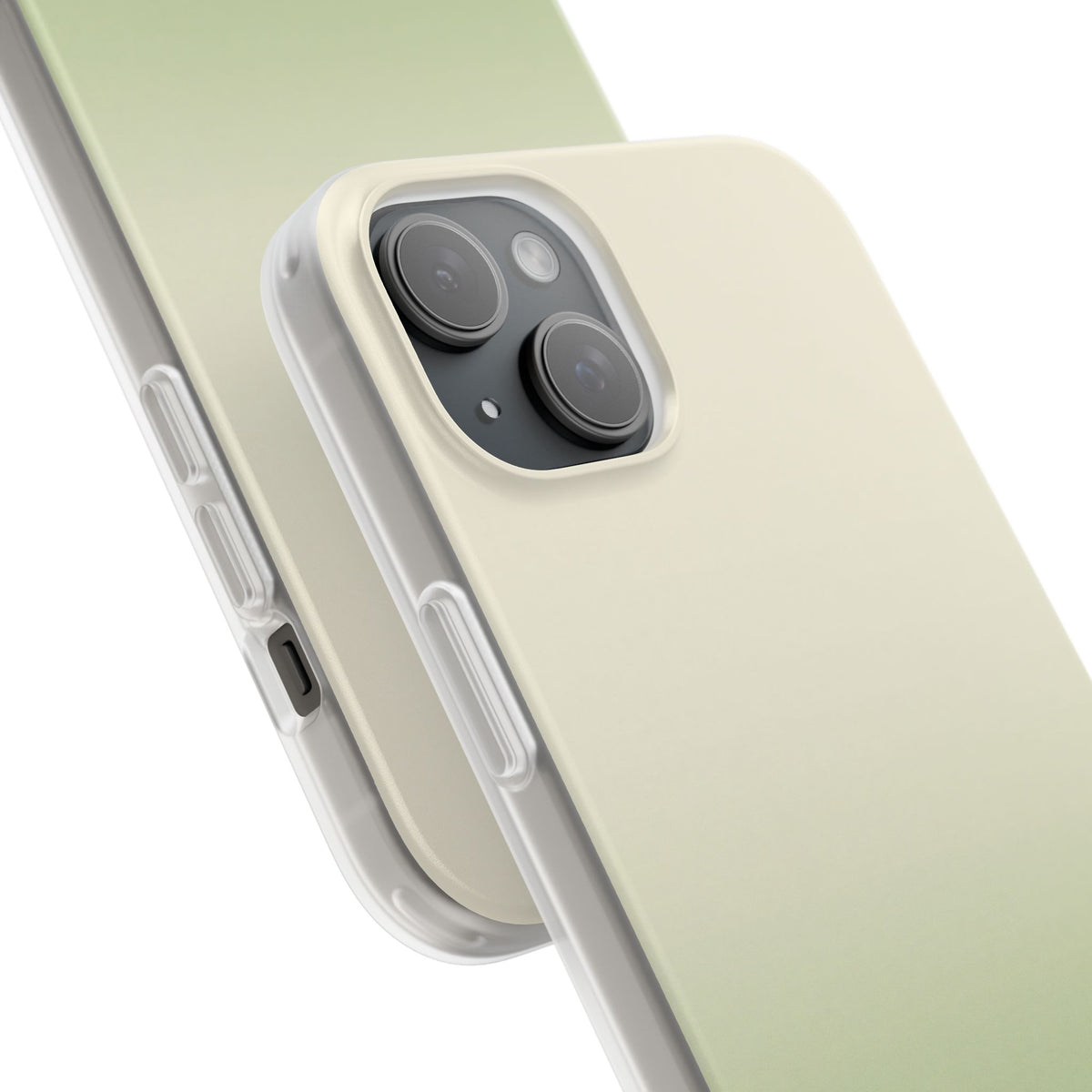 Muted Sage Ombre · Lite Phone Case for iPhone ·  Green