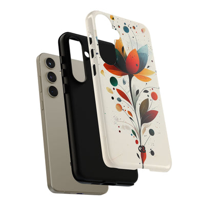 Burnt Petal Abstract · Tough Phone Case for Samsung