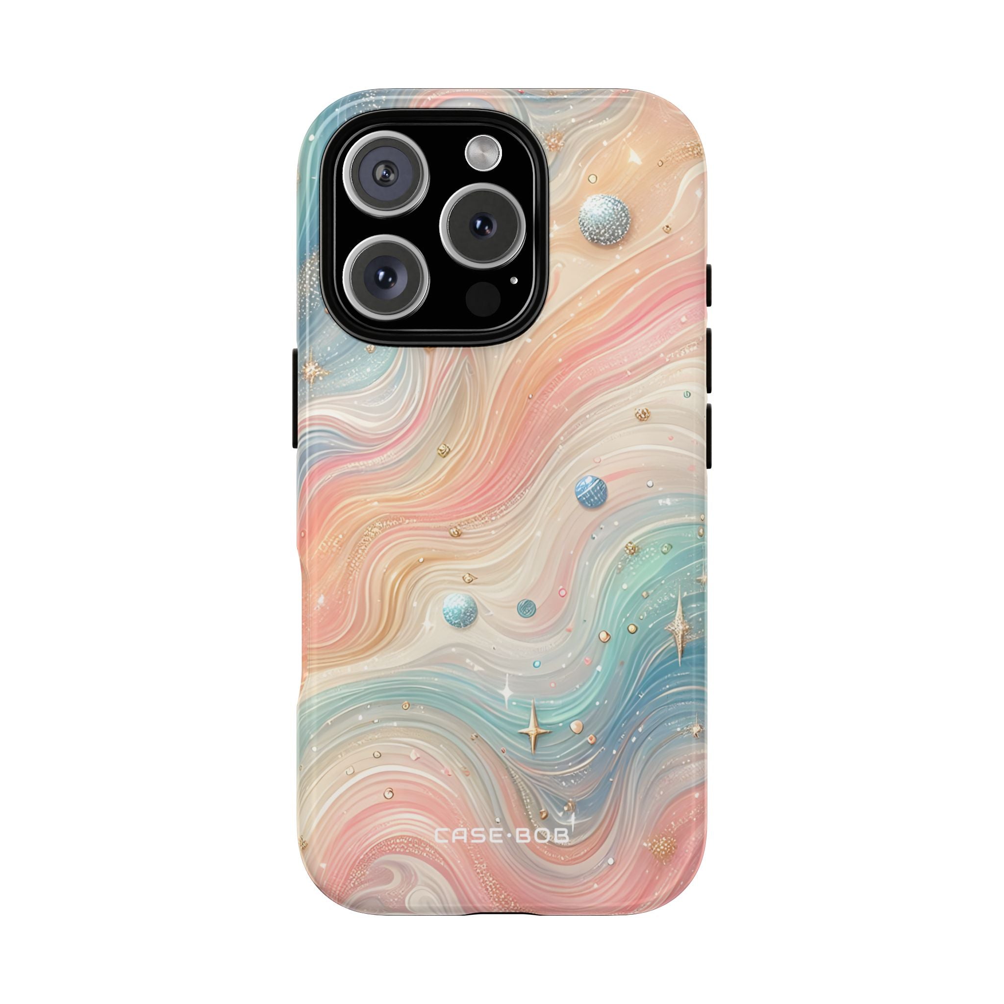Gilded Swirls iPhone 16 Pro Case - Tough