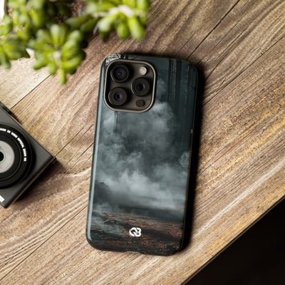 Shadowed Pine Mist · Tough Phone Case for iPhone · Black