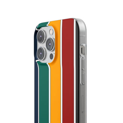 Retro Racing Bars · Soft Phone Case for iPhone