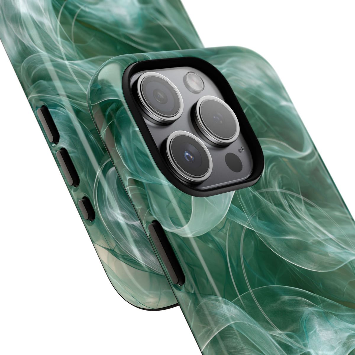 Translucent Aqua Flow · Tough 2.0 Magnetic Phone Case for iPhone · Teal