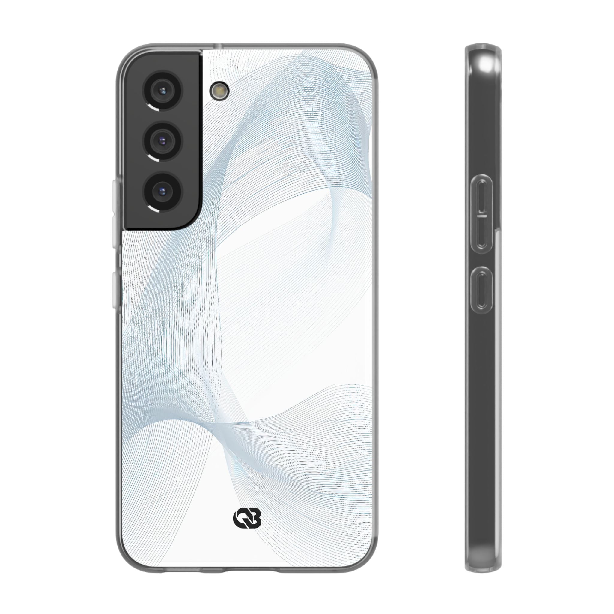 White Lite Phone Case for Samsung - Arctic Line Current