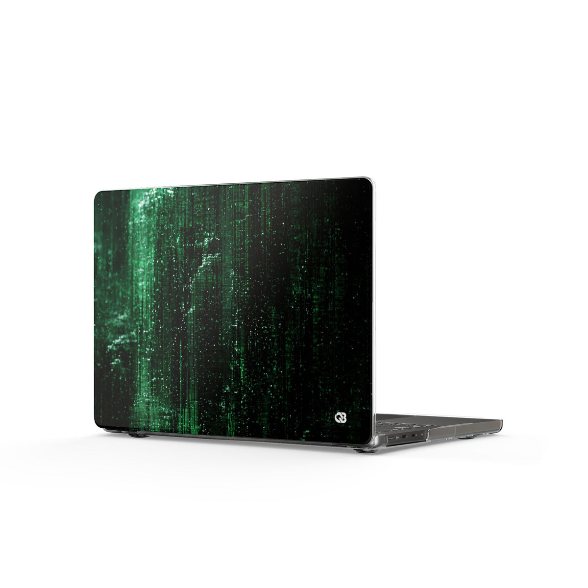 Emerald Void · Clear Hard Case for MacBook · Green