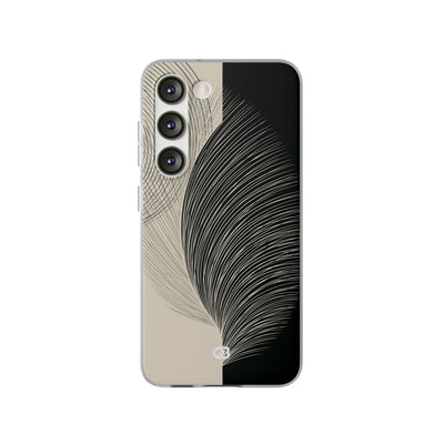 Minimal Frond Study · Lite Phone Case for Samsung · Black