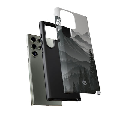 Grey Tough Phone Case for Samsung - Granite Ridge Mist