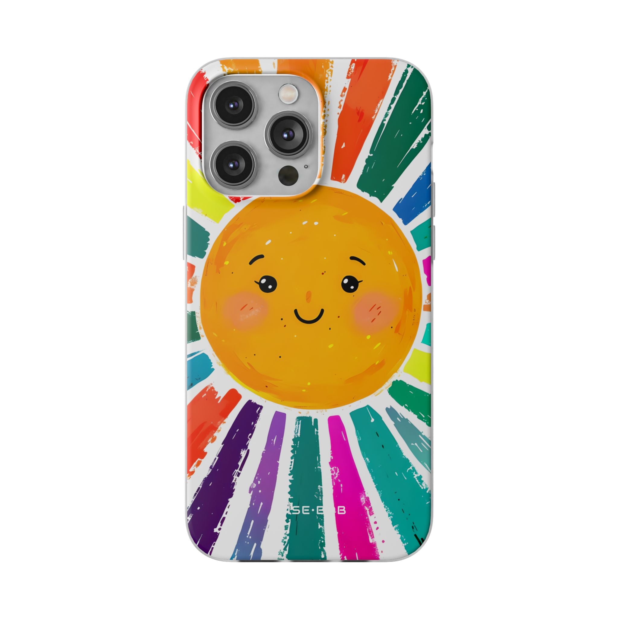 Sunny Smiles iPhone 14 Pro Max -pehmeä suojakotelo