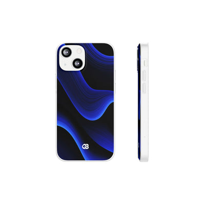 Cobalt Ridge Waves · Lite Phone Case for iPhone ·  Blue