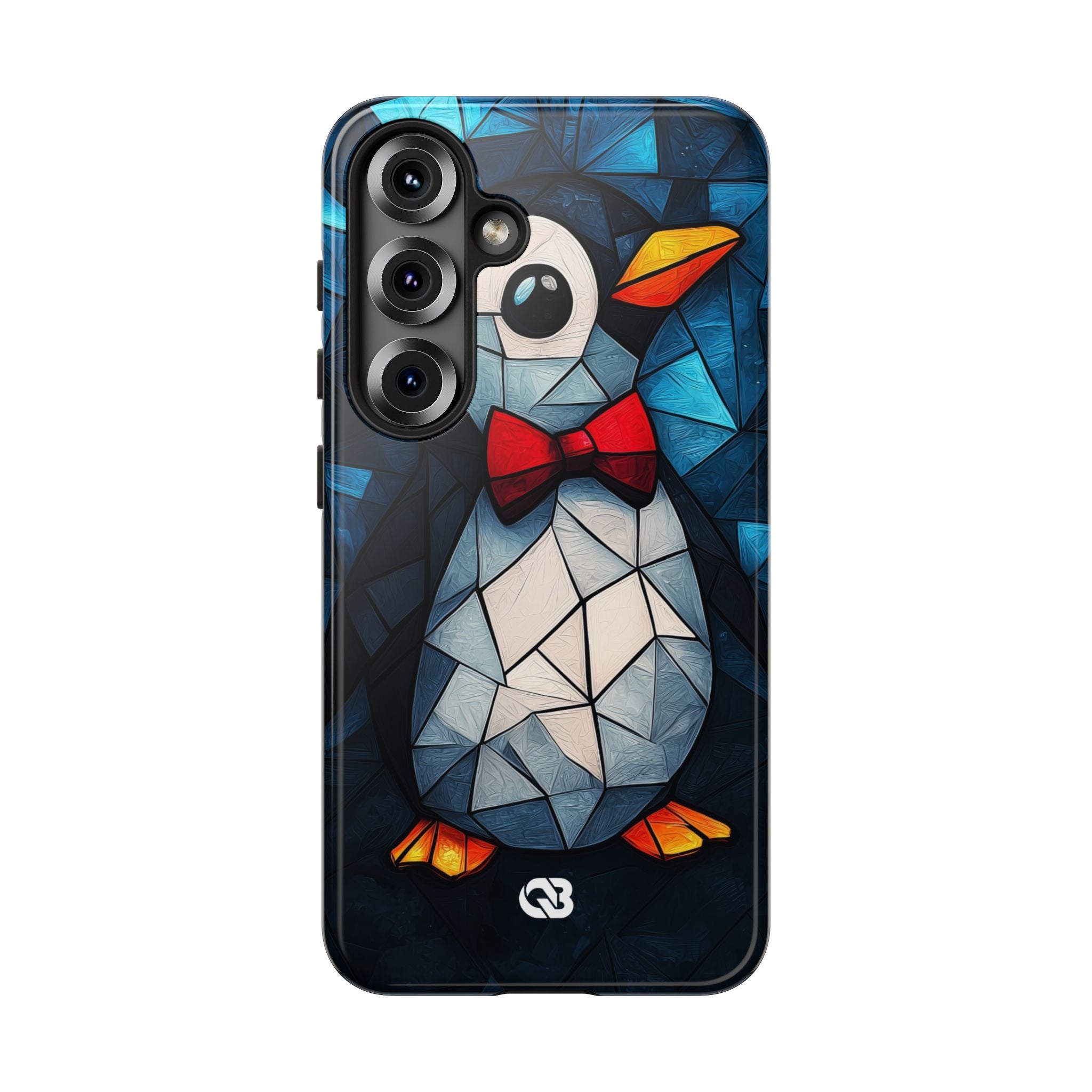 Mosaic Bowtie Penguin · Tough Hoesje voor Samsung
