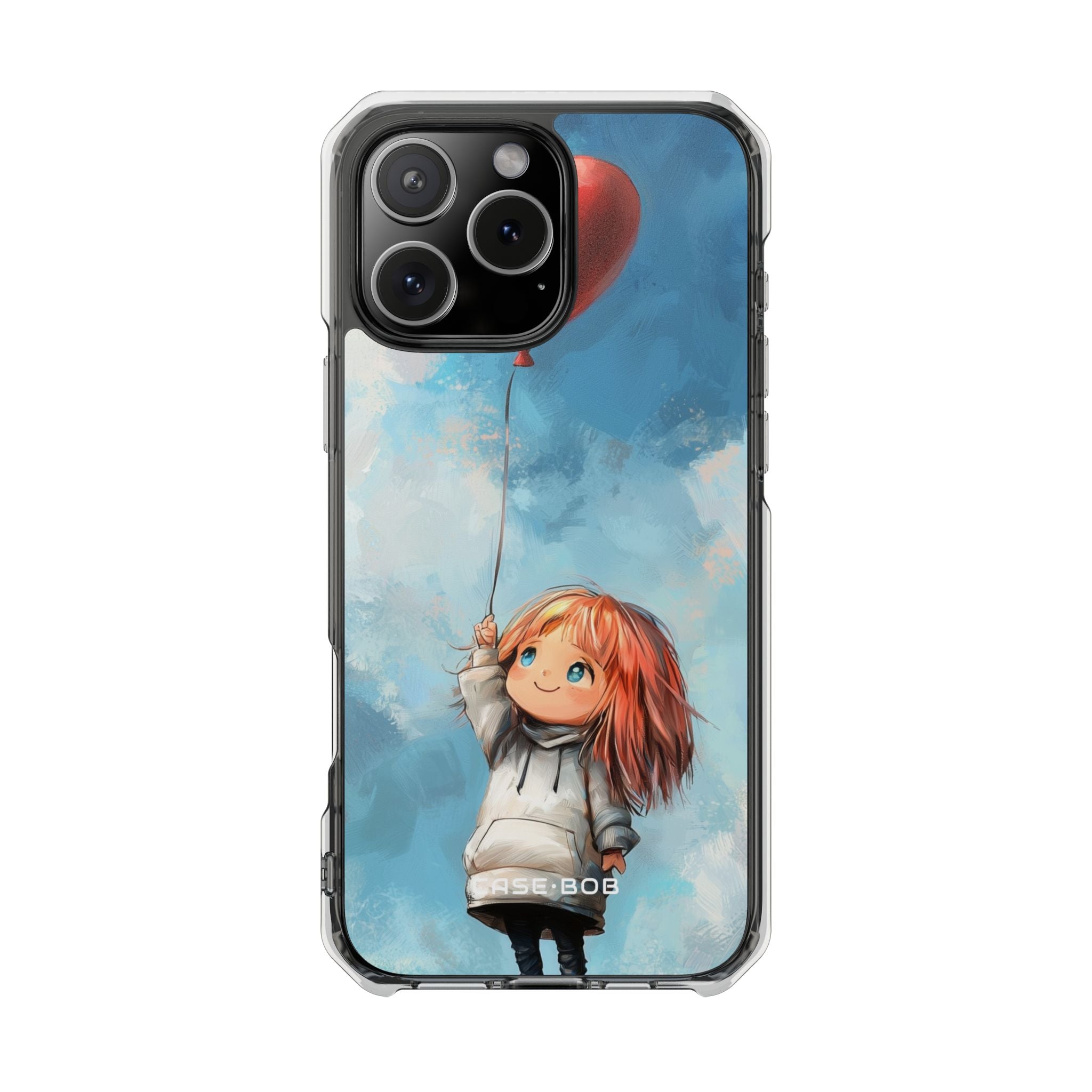 Heart Balloon Whimsy iPhone 16 Pro Max Case - Impact