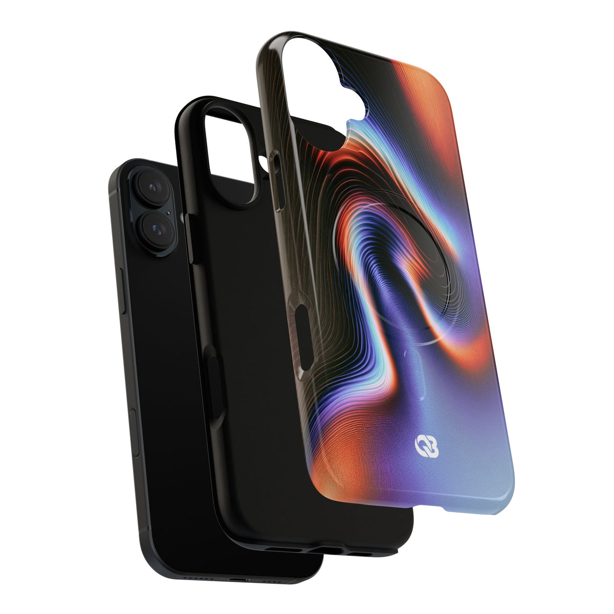 Prismatic Resonance · Tough 2.0 Magnetic Phone Case for iPhone · Purple