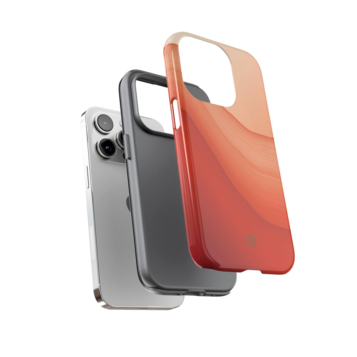 Terracotta Flow · Tough Phone Case for iPhone · Orange
