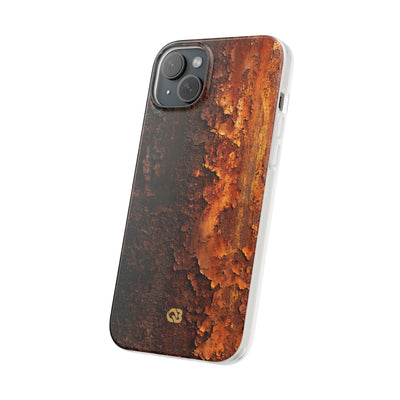 Orange Lite Phone Case for iPhone - Oxidized Iron Crust