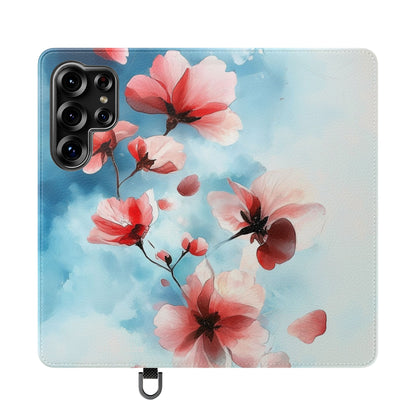 Pink Bloom Drift - Samsung S25 Ultra Case - Lompakko