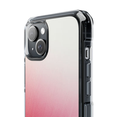Rose Haze · Clear Impact Magnetic Phone Case for iPhone · Pink