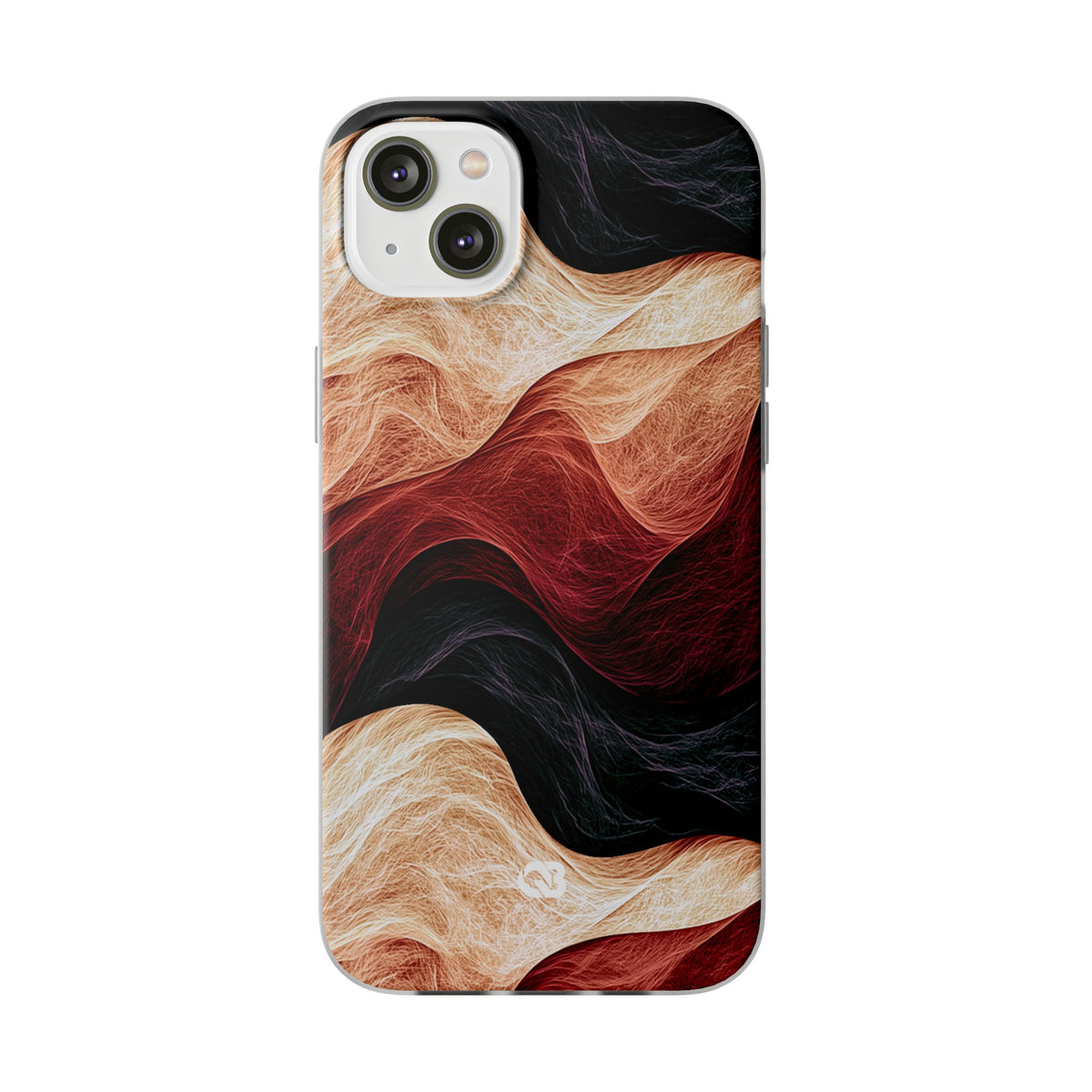 Ember Wave Dispersion · Lite Phone Case for iPhone ·  Red