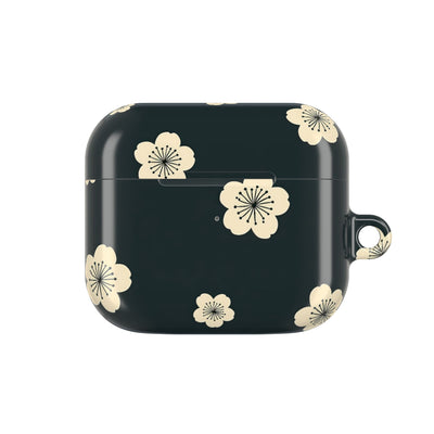 Midnight Sakura Bloom · Hard Case for AirPods & AirPods Pro · Black