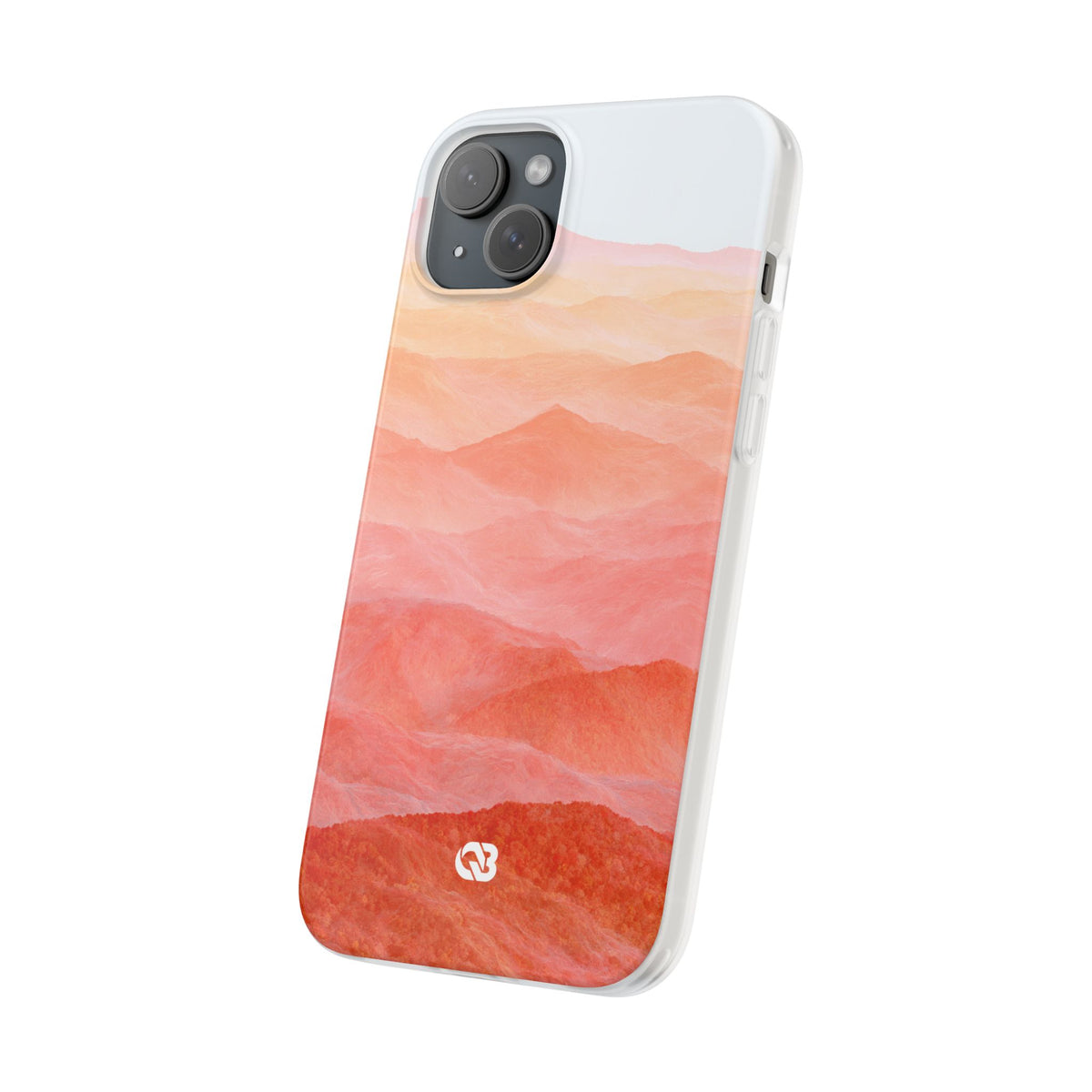 Alpenglow Ridge Vista · Lite Phone Case for iPhone ·  Orange
