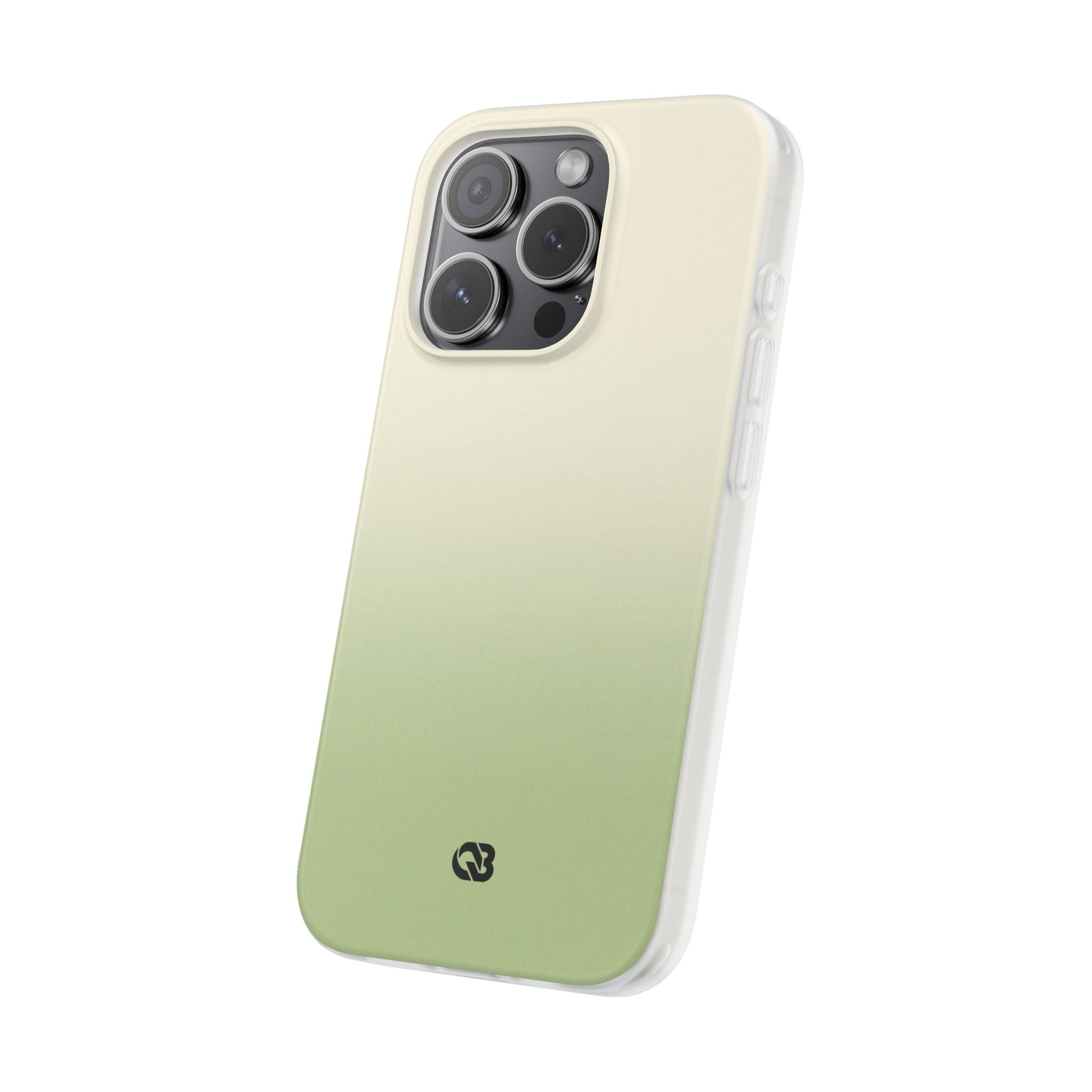 Green Lite Phone Case for iPhone - Bone Sage Fade