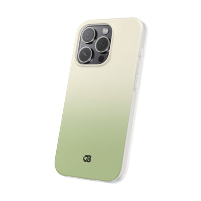 Green Lite Phone Case for iPhone - Bone Sage Fade