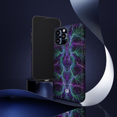 Electric Plasma Arbor · Tough Phone Case for iPhone · Purple