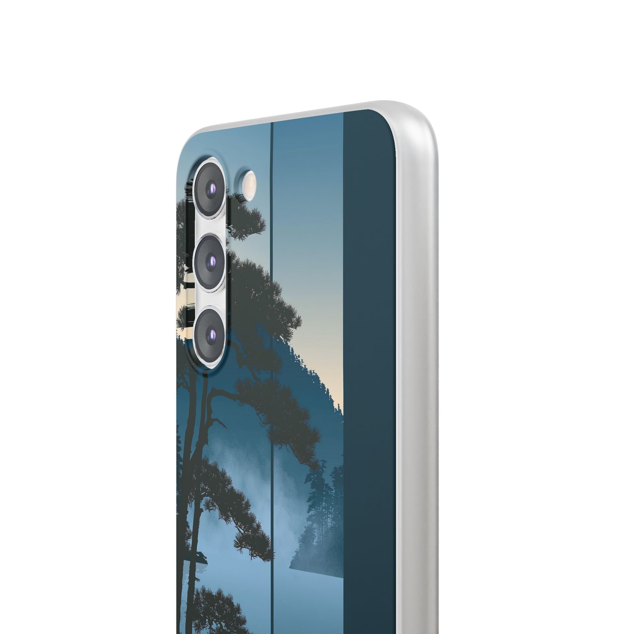 Blue Lite Phone Case for Samsung - Kyoto Mist Pine