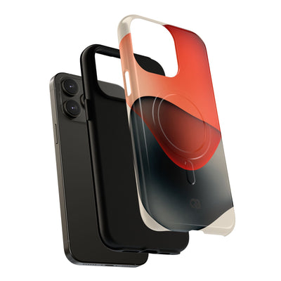 Translucent Crimson Form · Tough 2.0 Magnetic Phone Case for iPhone · Red