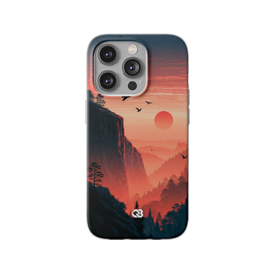 Orange Lite Phone Case for iPhone - Crimson Ridge Flight