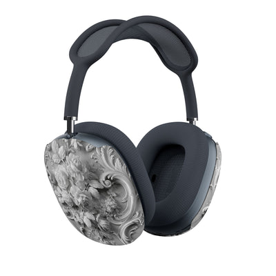 Rococo Marble Rose · Hard Case for AirPods Max · White