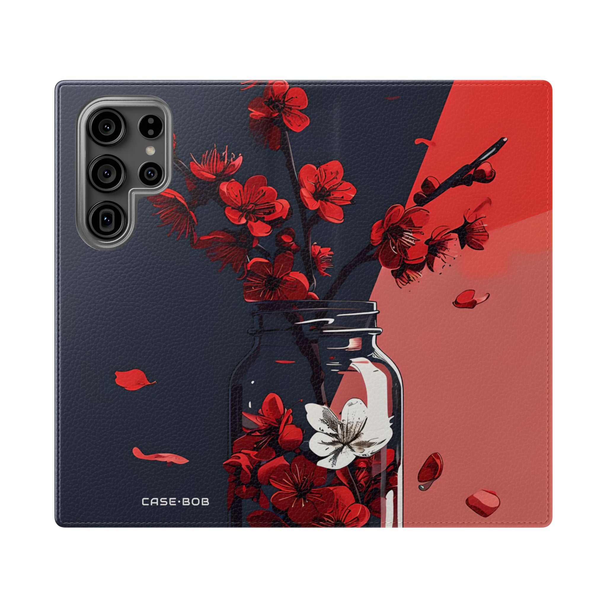 Cherry Blossom Jar - Samsung S23 Ultra Case - Wallet