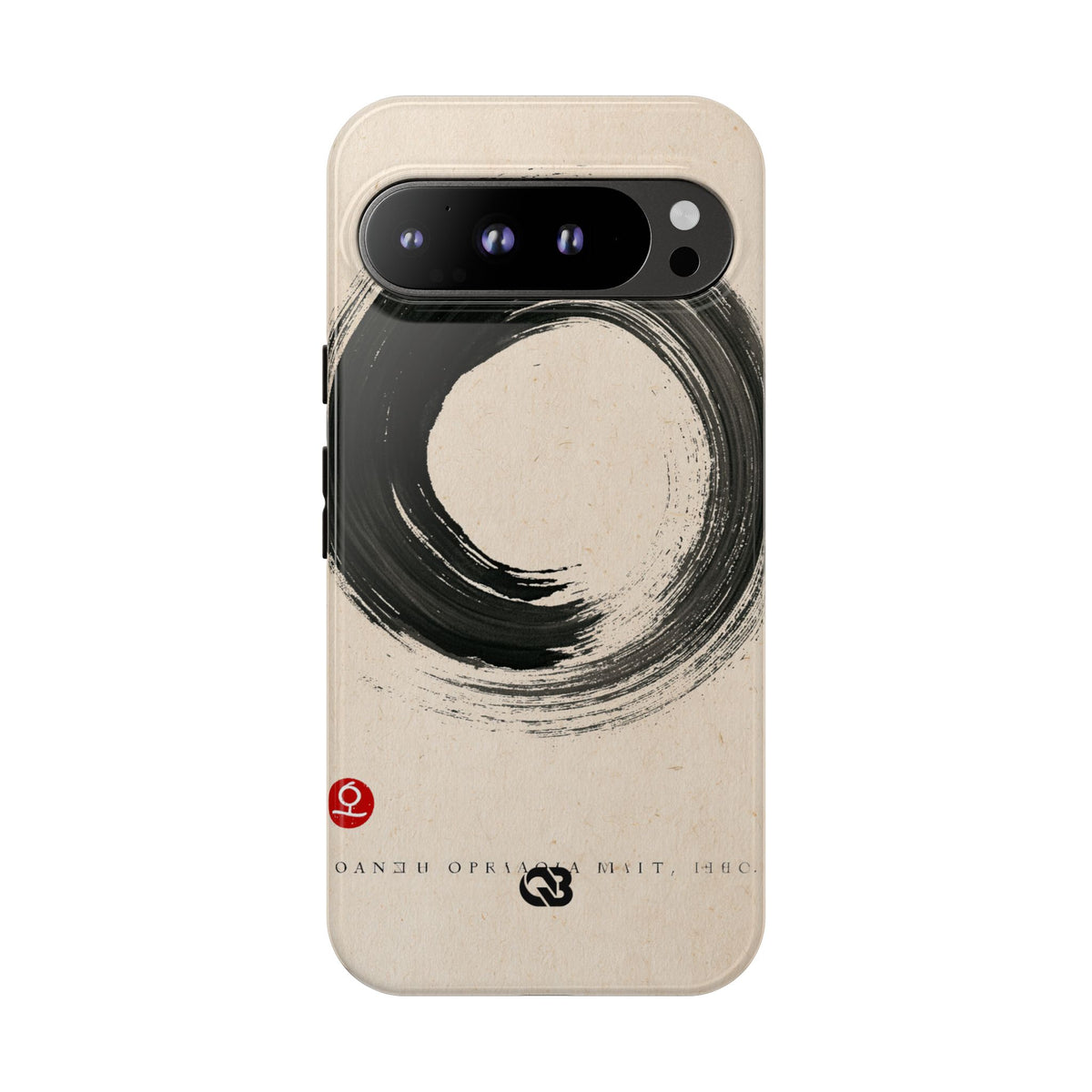 Zen Ensō Circle · Tough Phone Case for Pixel ·  Beige