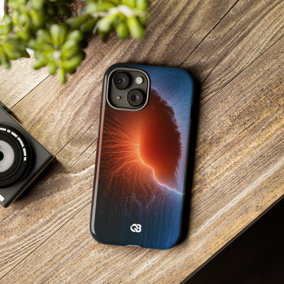Thermal Aura Pulse · Tough Phone Case for iPhone · Blue