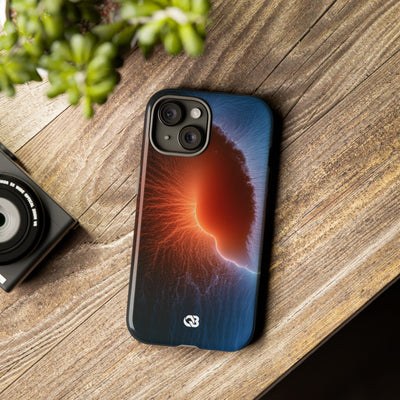 Thermal Aura Pulse · Tough Phone Case for iPhone · Blue
