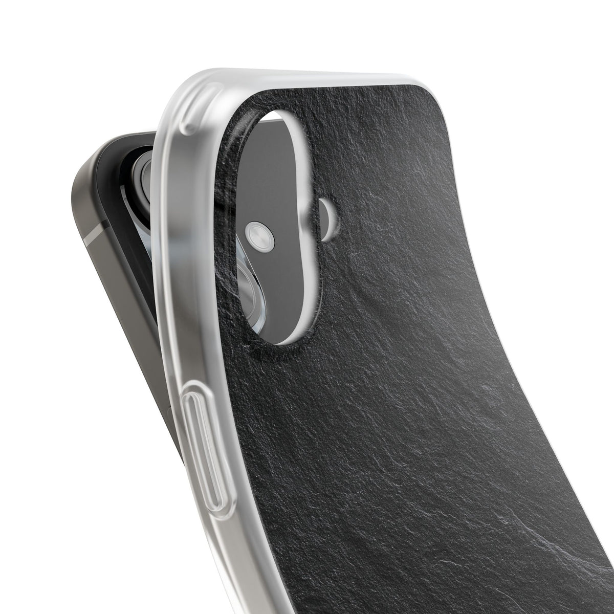 Obsidian Slate · Lite Phone Case for iPhone ·  Black