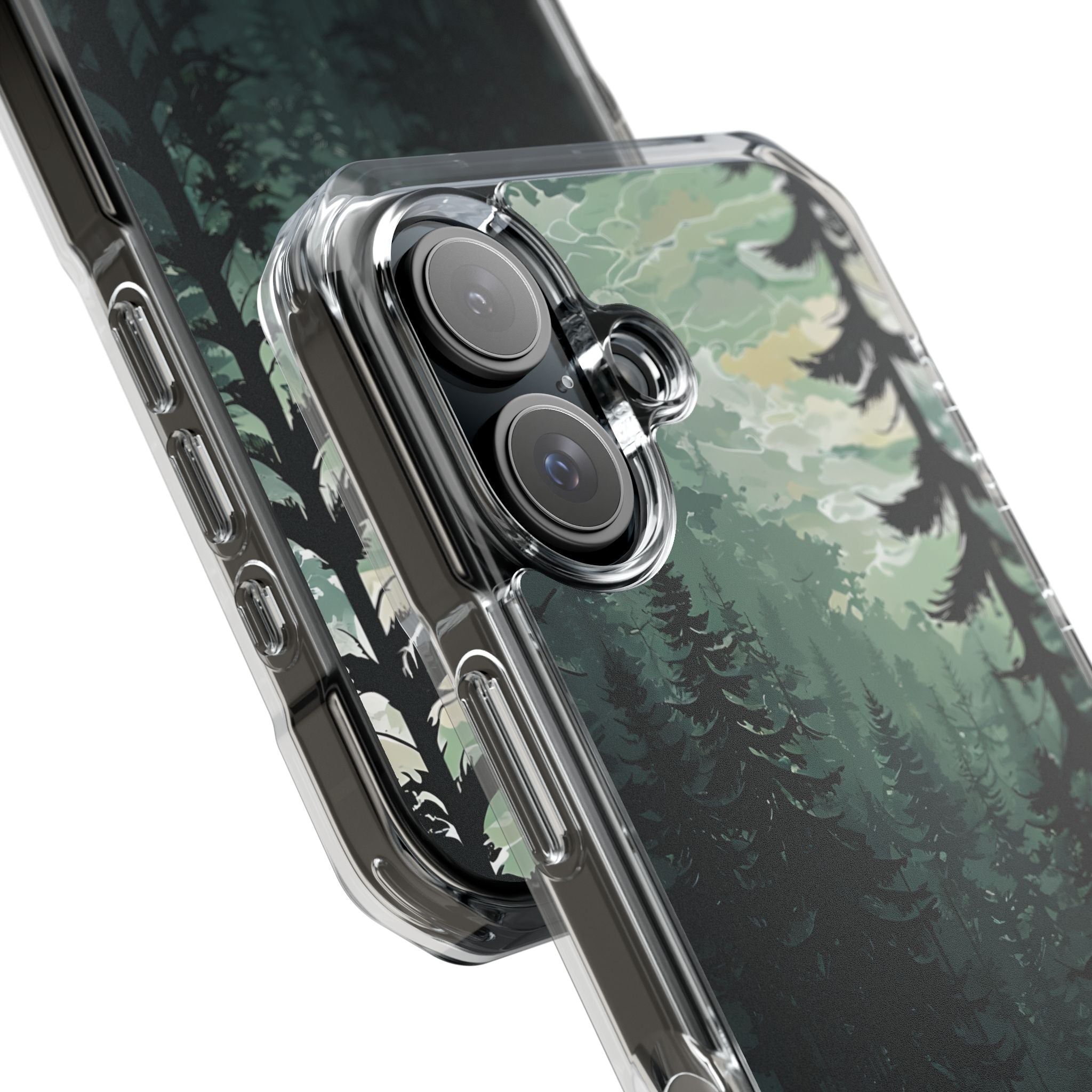 Misty Pine Shadow · Impact Phone Case for iPhone · Magsafe