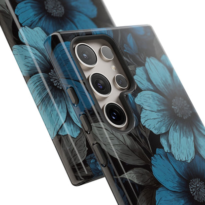 Blue Petal Radiance Samsung S24 Ultra Case - Tough