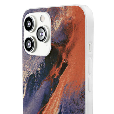 Solar Aura Drift · Lite Phone Case for iPhone ·  Orange