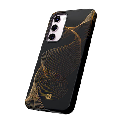 Gold Tough Phone Case for Samsung - Burnished Bronze Helix