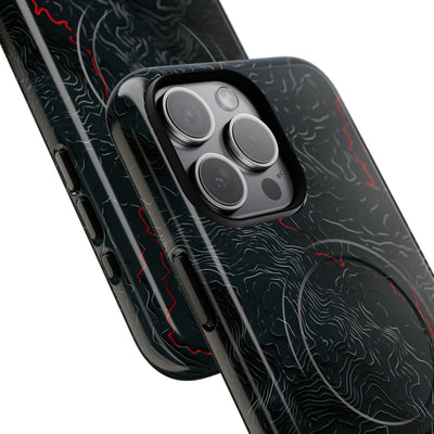Crimson Rift · Tough 2.0 Magnetic Phone Case for iPhone · Black