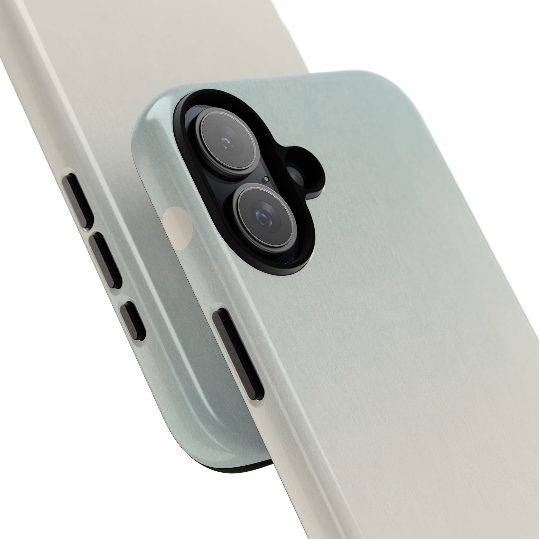 Blue Tough Phone Case for iPhone - Mist Valley Pagoda