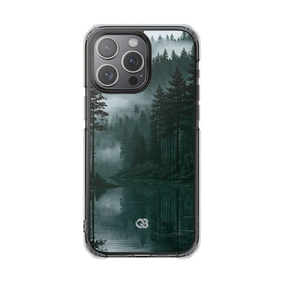 Green Impact MagSafe Phone Case for iPhone - Misty Evergreen Mirror