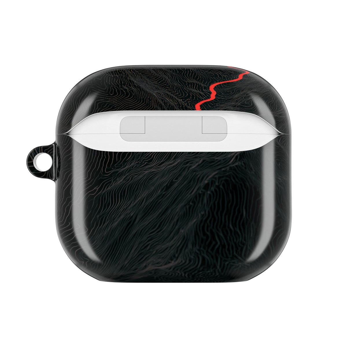 Crimson Ridge Pass · Hard Case for AirPods & AirPods Pro · Black