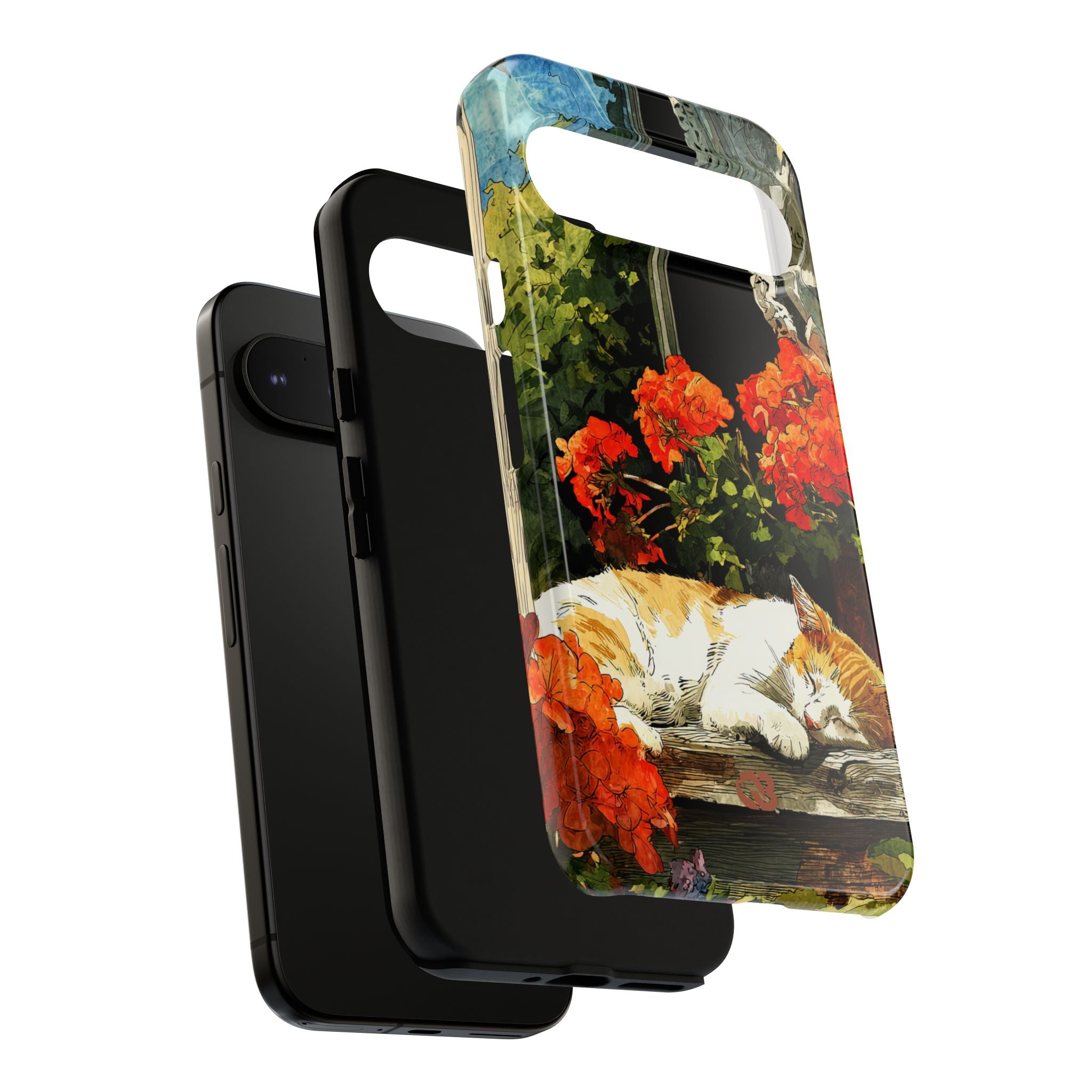 Sleeping Ginger Bloom · Tough Coque de téléphone pour Google Pixel